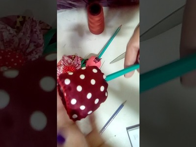 Passo a passo artesanato: Lápis com tulipa