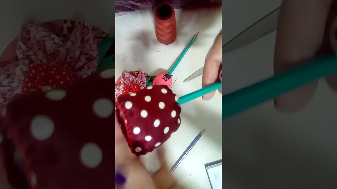 Passo a passo artesanato: Lápis com tulipa