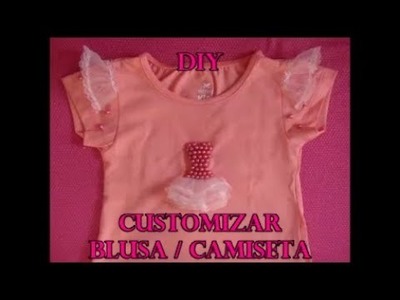 Como customizar uma blusa. camiseta - DIY