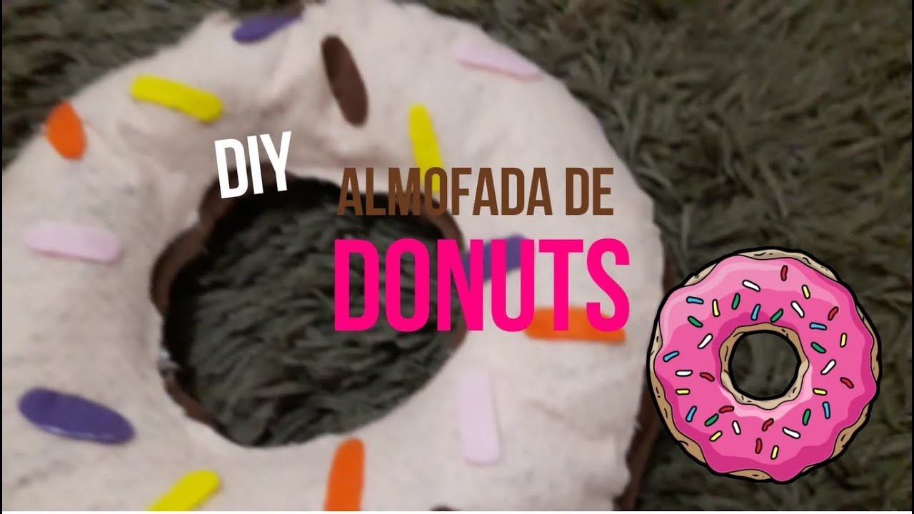 DIY Almofada Donut