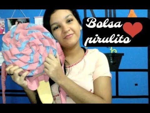 DIY - bolsa fofa de pirulito