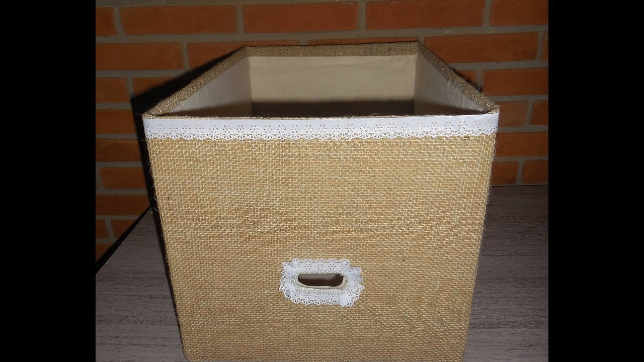 DIY - Caixa organizadora de papelão
