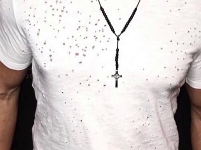 DIY: Como Fazer Camiseta furada masculina