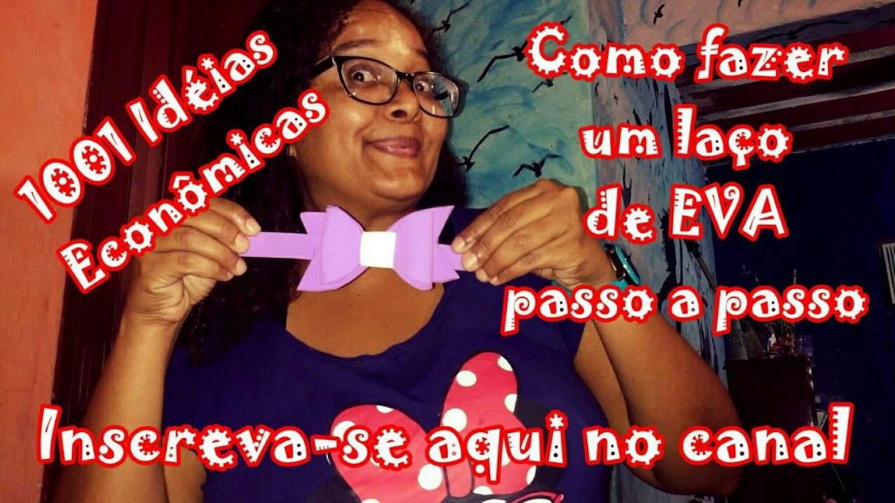 DIY: Como fazer um laço de EVA passo a passo