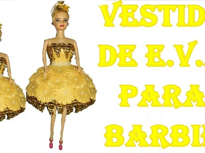 DIY | Como fazer vestido de eva para Barbie com o frisador da margarida