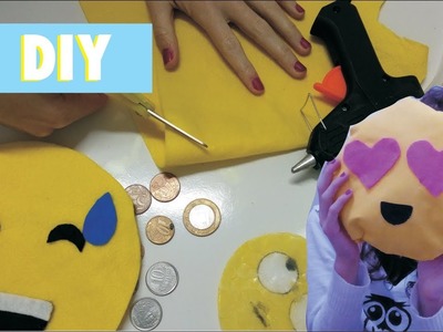 DIY Emoji: Bolsinha de Moeda, Almofada e +
