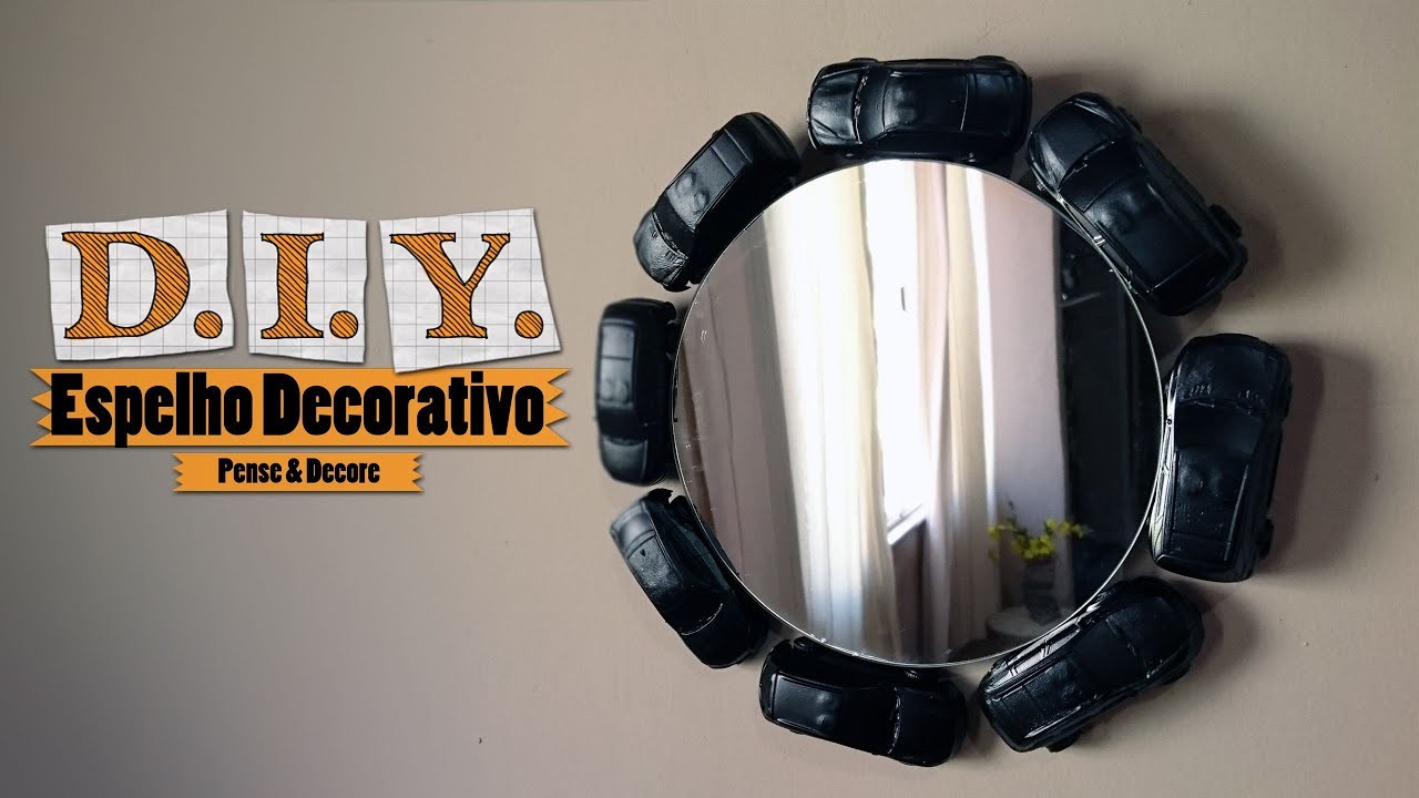 DIY - Espelho Decorativo #4 Espelho Infantil