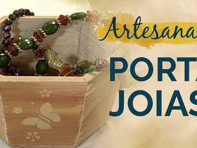 DIY | Porta Joias em MDF | Pintura em Madeira