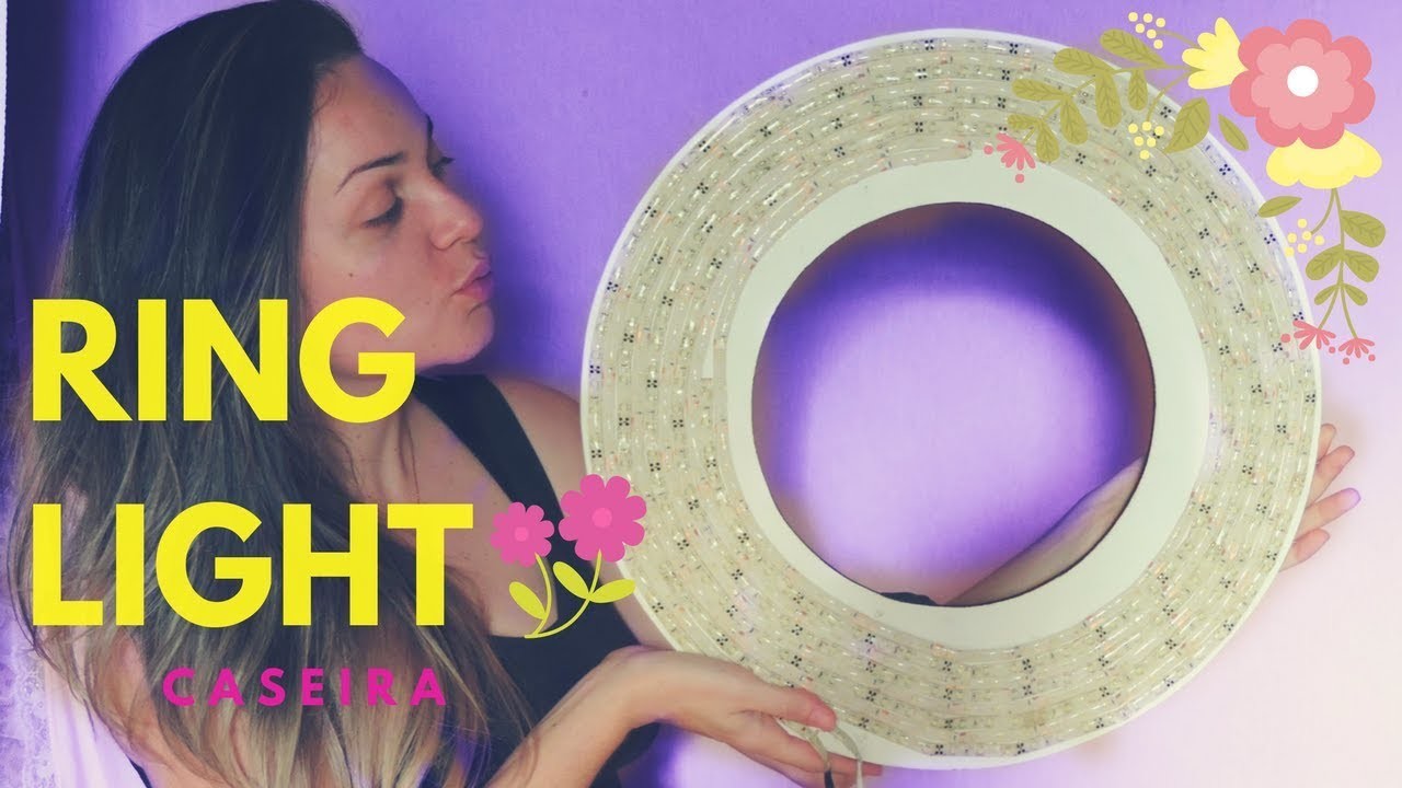 DIY - Ring Light Caseira Gastando Pouco por JocyRibeiro