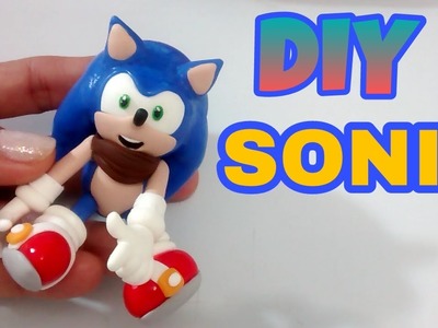 DIY:( SONIC) ???? PASSO A PASSO - BISCUIT - COLD PORCELAIN #luprestes