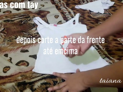 DIY➡transforme suas blusas em top gringo