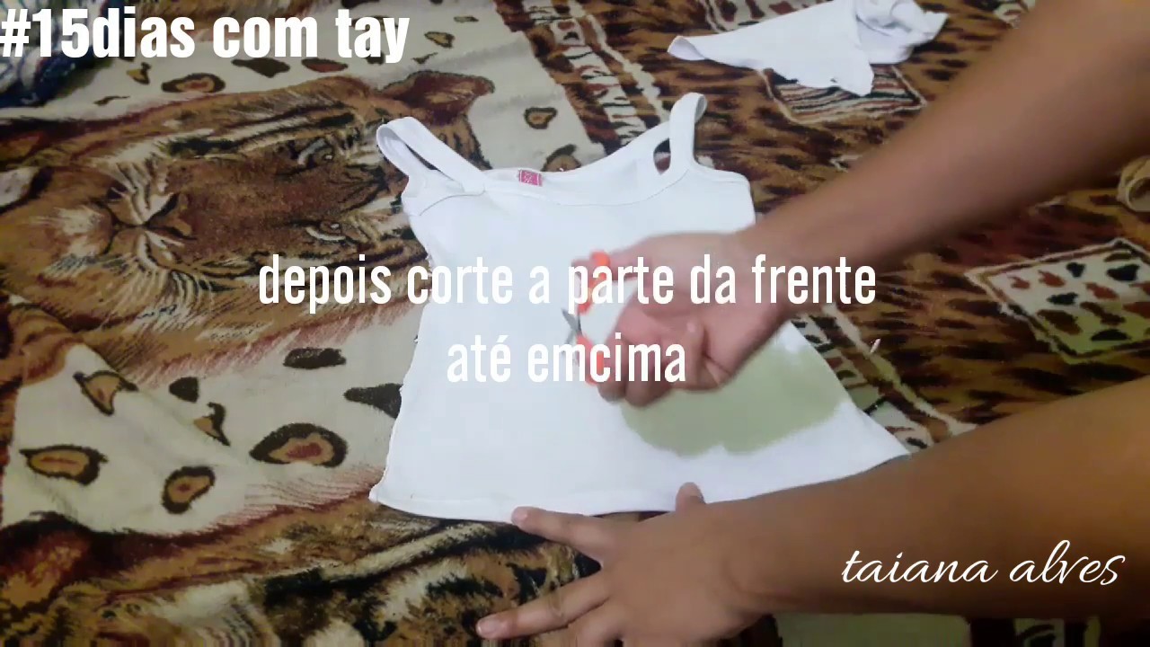 DIY➡transforme suas blusas em top gringo