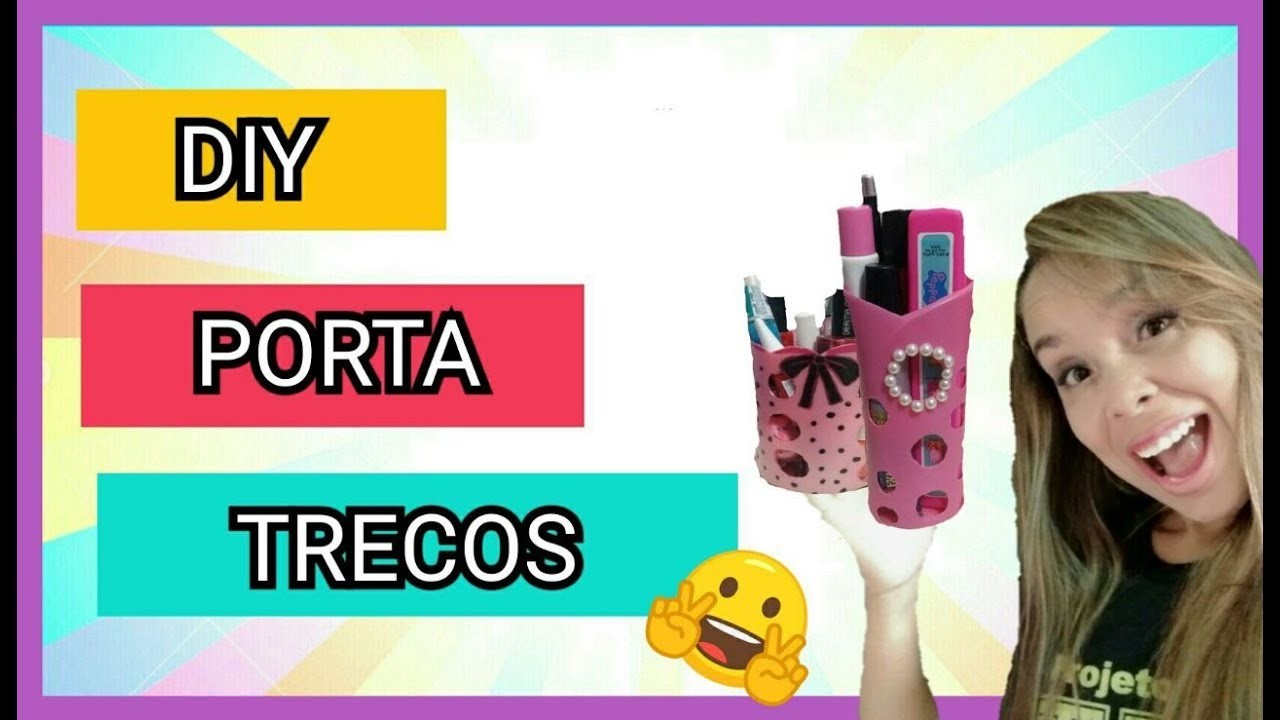 Diy way porta treco com vidro de creme!