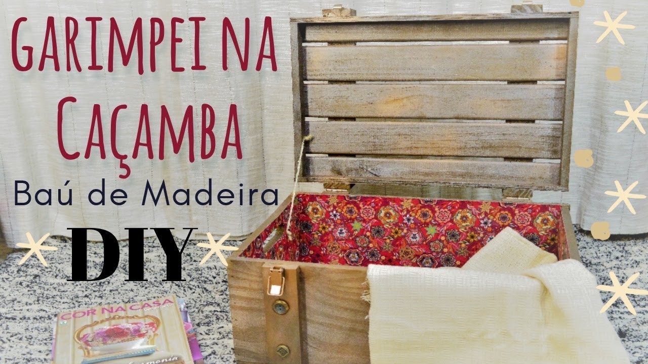 Caixote de Madeira - Diy