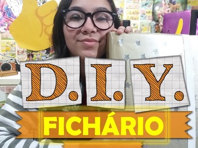 DIY DE FICHÁRIO ESCOLAR