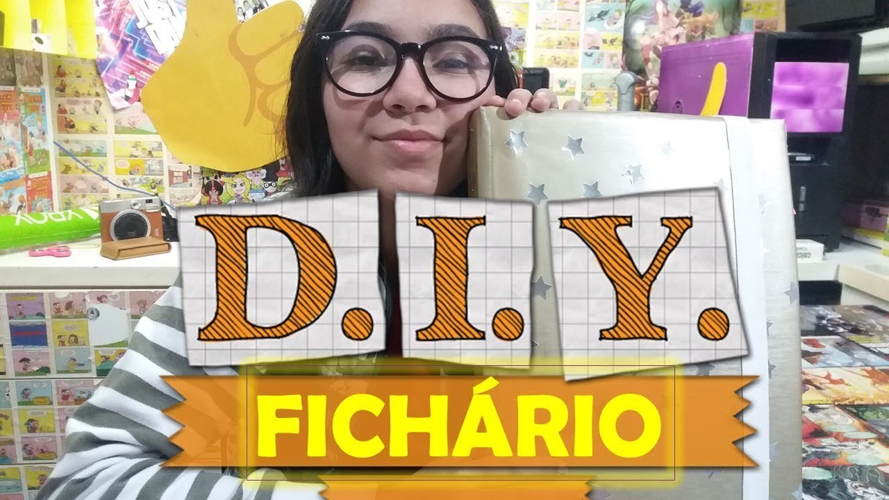DIY DE FICHÁRIO ESCOLAR