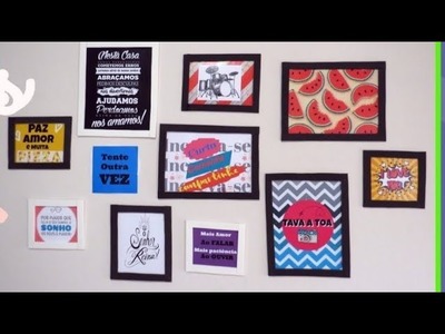 DIY Decoração -  Quadros de E V A. Tava a Toa