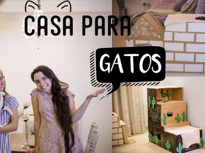 FAÇA VOCÊ MESMA CASINHA DE GATO GASTANDO R$15,00 (DIY)