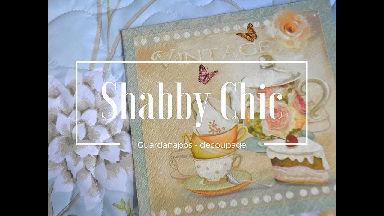 Guardanapos Shabby Chic para decoupage