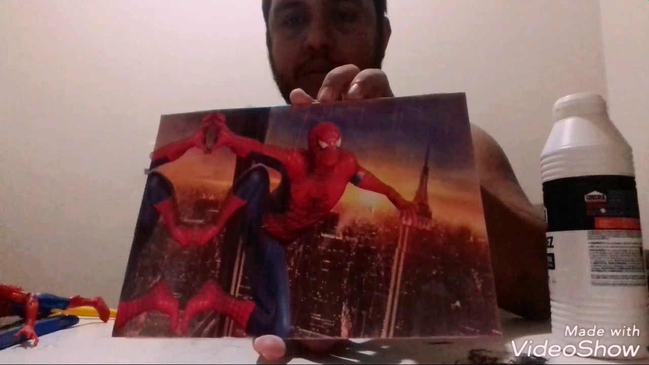 Homem Aranha VÍDEO EXTRA DIY - Porta Canetas e Lápis