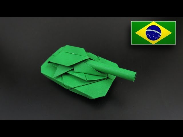 Origami: Tanque de Guerra - Instruções em Português BR - REMAKE