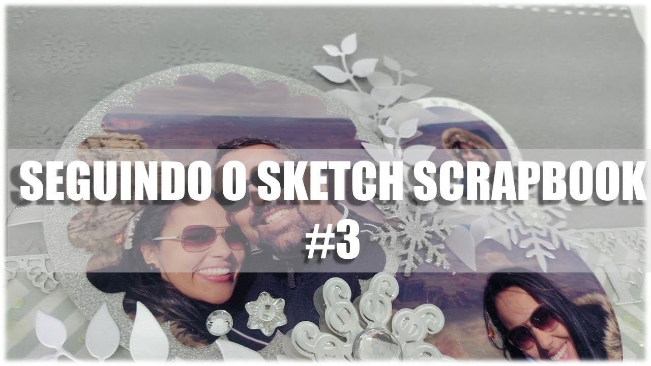 PAP Layout Scrapbook │Seguindo o Sketch #3