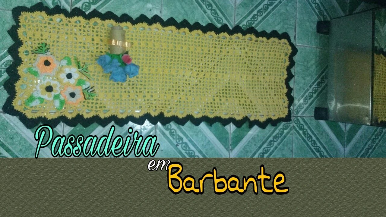 Tapete Passadeira em Barbante  (Noellya Ribeiro)
