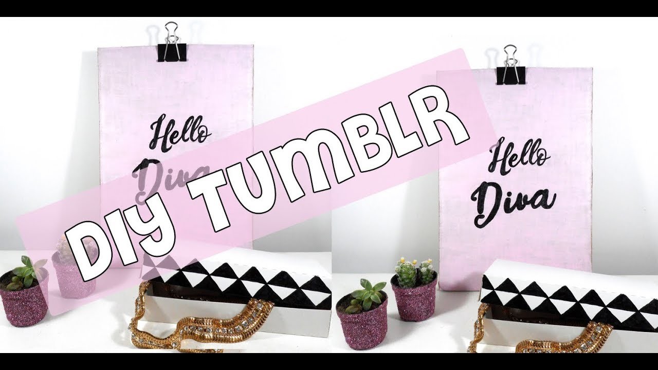 6 ideias de decoração inspiradas no Tumblr feat. Customizando Mariely Del Rey