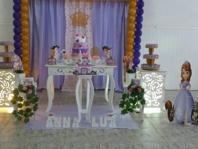 Decoração Completa Princesinha Sofia