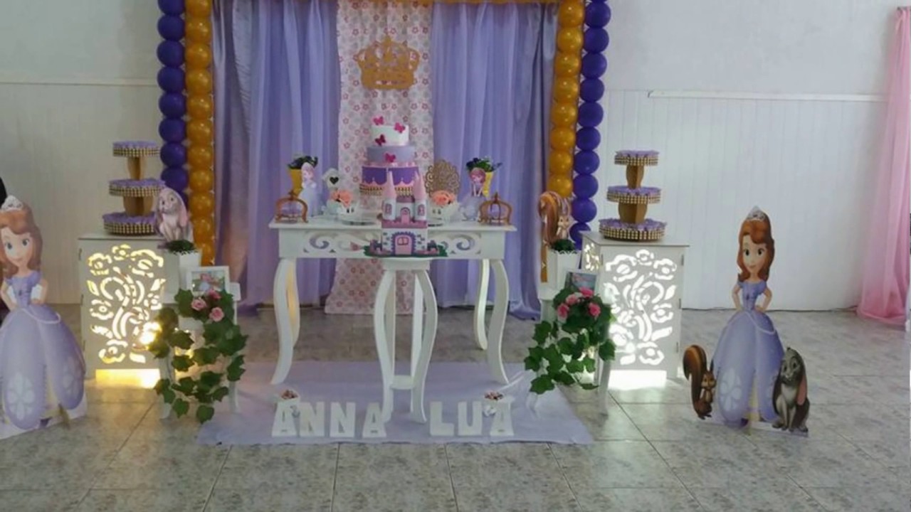 Decoração Completa Princesinha Sofia