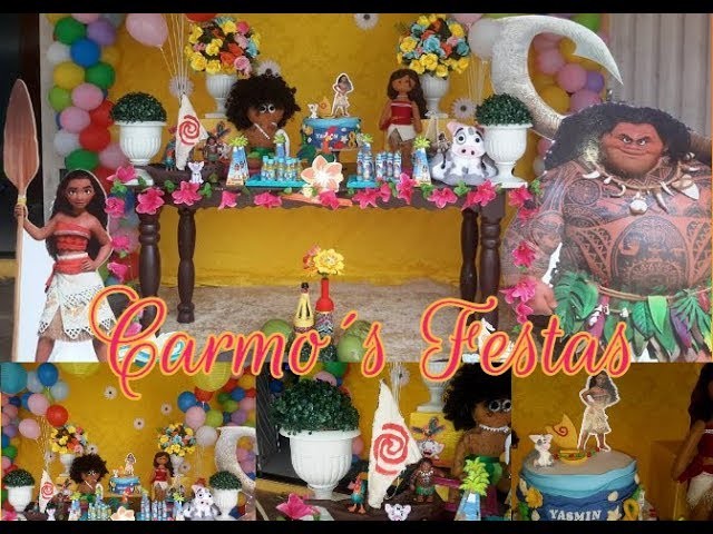 DECORAÇÃO DA MOANA COM BARCO