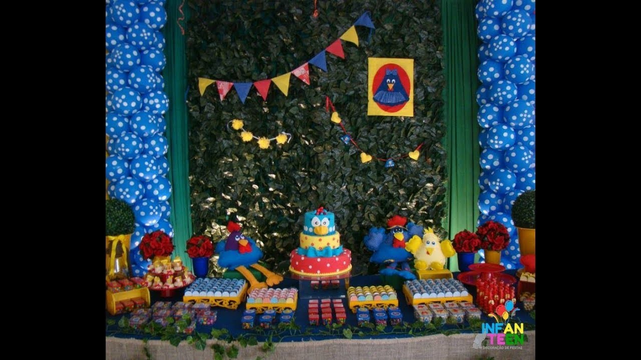 Decoração de Festa da Galinha Pintadinha na Fazenda - Infanteen Decoração de Festas