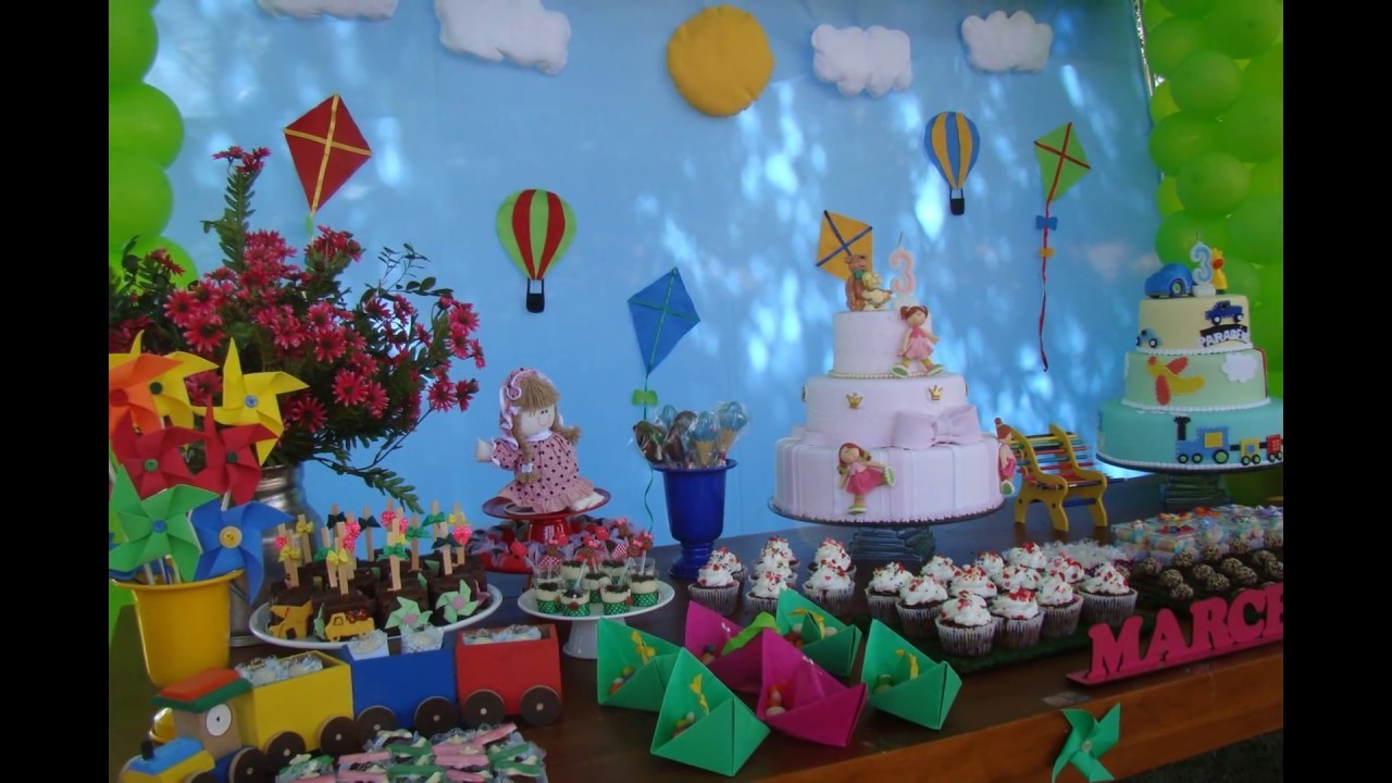 Decoração de Festa tema Brinquedos - Infanteen Decoração de Festas