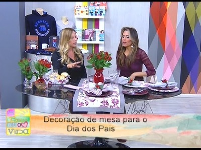 Decoração mesa para dia dos Pais