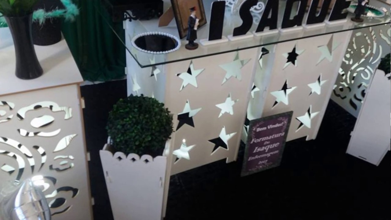 Decoração provençal para recepção de formatura