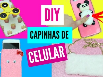 DIY: 4 IDEIAS DE CAPINHAS DE CELULAR PRA VOCÊ TESTAR! Daiane Portela