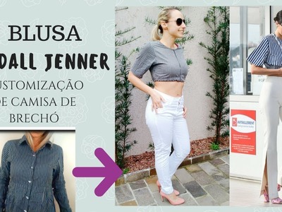 DIY Customização de CAMISA, inspiração Kendall Jenner