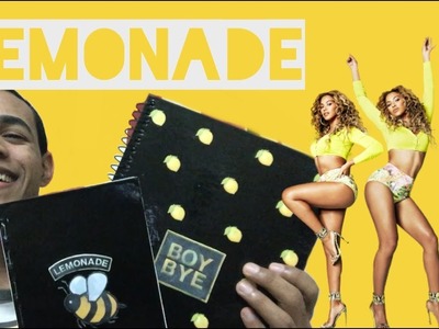 DIY - MEU LEMONADE NOTBOOK