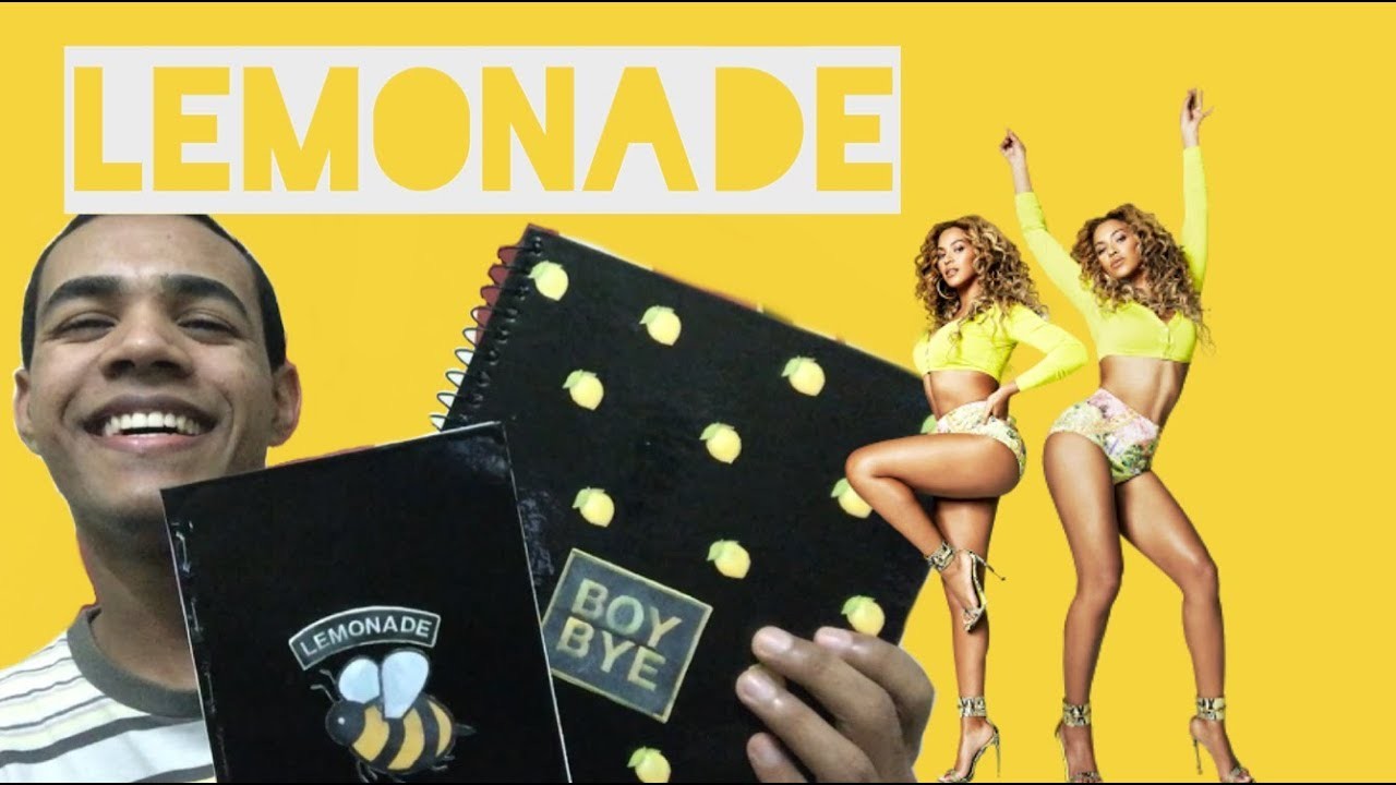 DIY - MEU LEMONADE NOTBOOK