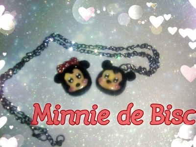 DIY - Minnie de Biscuit (pingente)