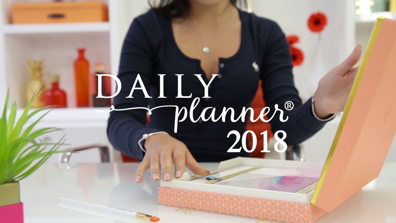 O Daily Planner 2018 está chegando. 