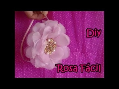 Rosa fácil como fazer - DIY