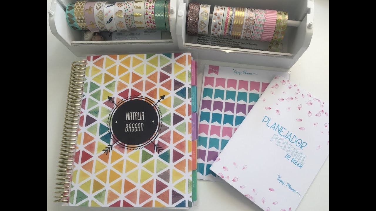 Unboxing e Review Planner Enjoy Print 2018 - Colors
