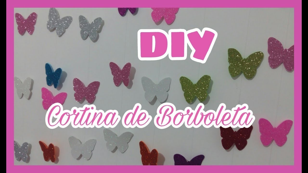 VMTododi#11 - DIY cortina de borboleta - Decoração Jardim das borboletas