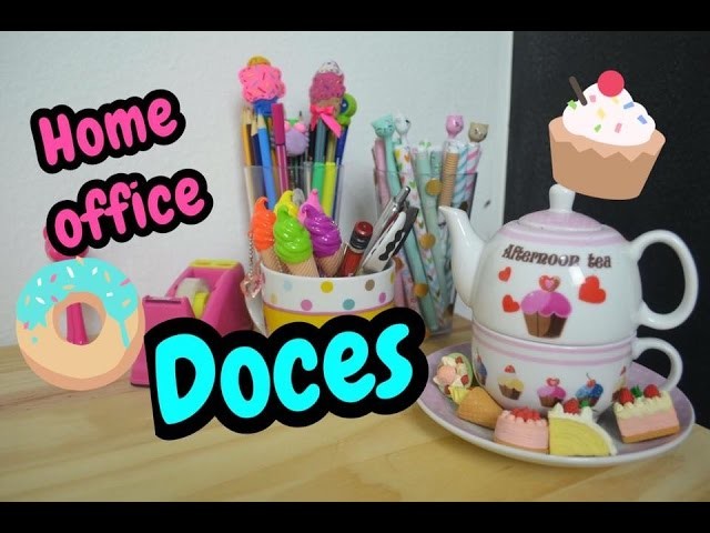 Decoração Home Office Doces • Por Estilo Jacky de Ser