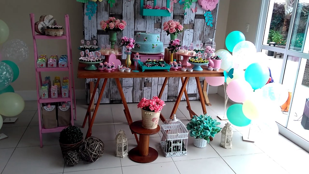 Decoração Jardim - Festa Linda - Delícia de Sonho