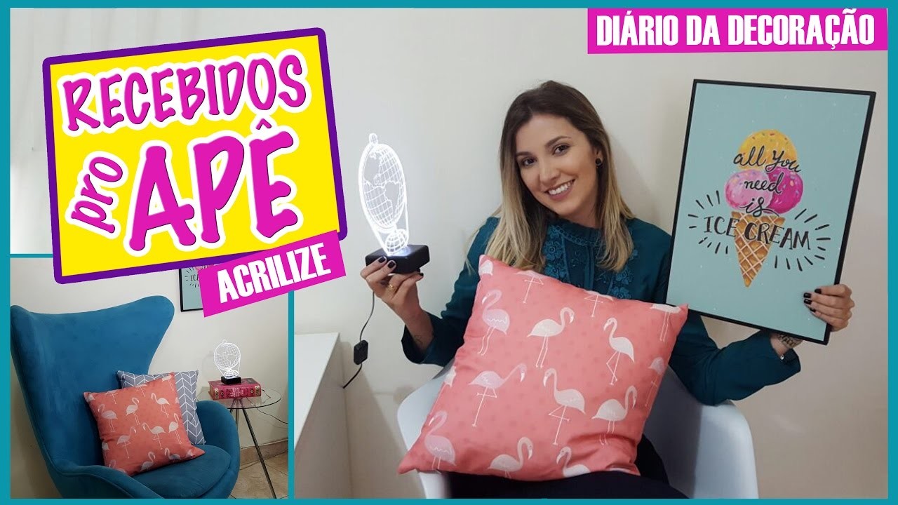 Diário da Decoração - Recebidos pra casa - Acrilize
