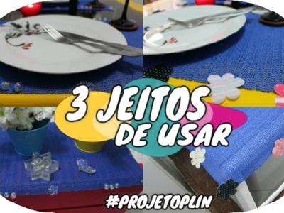 ????DIY CUSTOMIZANDO JOGO AMERICANO e 3 FORMAS DE USAR #projetoplin