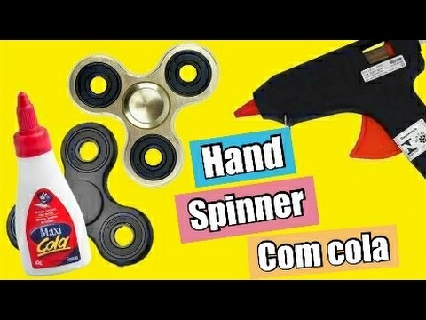 DIY hand spinner com cola|Chatilleysse