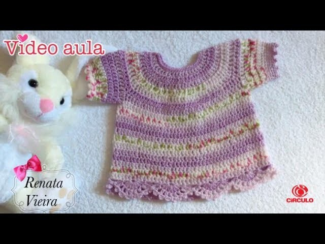 Casaquinho de Croche "Renata Vieira"  Print Baby